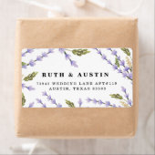 Étiquette Champs Lavande (En situation)