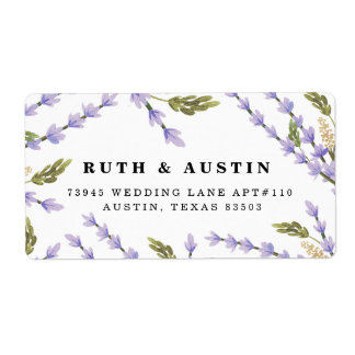 Étiquette Champs Lavande