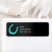 Étiquette Chandail vert turquoise (En situation)