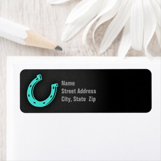 Étiquette Chandail vert turquoise (En situation)