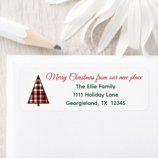 Étiquette Changement d'adresse de retour dans l'arborescence (En situation)