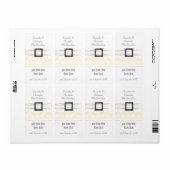 Étiquette Changer à n'importe quelle bouteille de vin blanc (Feuille entière)