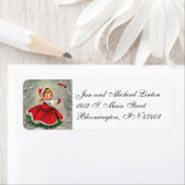 Étiquette Chanter aux Cardinaux Personnaliser l'adresse de r (En situation)