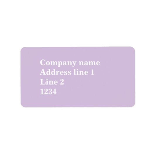 Étiquette Chardon violet (Devant)