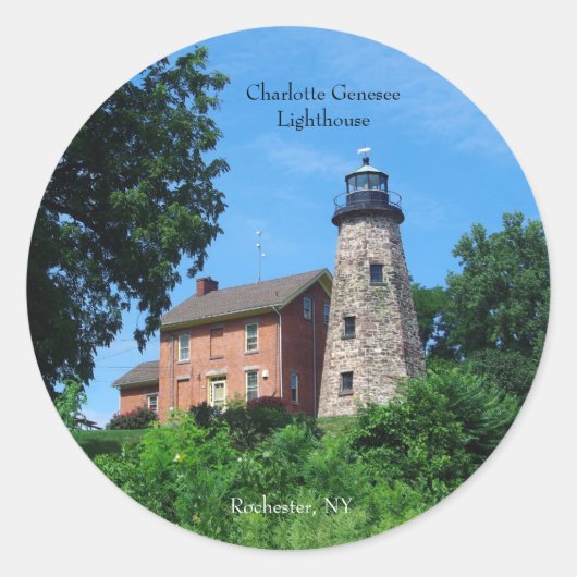 Étiquette Charlotte Genesee Lighthouse (Devant)