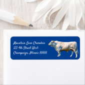 Étiquette Charolais Bull (En situation)