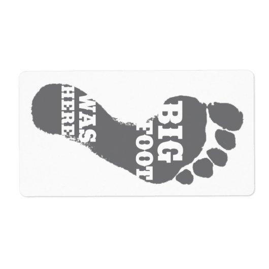 Étiquette Chasquatch - Bigfoot (Devant)