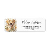 Étiquette Chasse de fin de saison - Black Lab - Labrador (Devant)