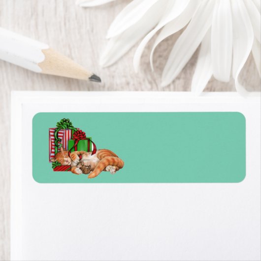 Étiquette chat Animé (En situation)