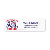 Étiquette Chat dans le Casquette | Mais Je Ne Peux Pas Faire (Devant)