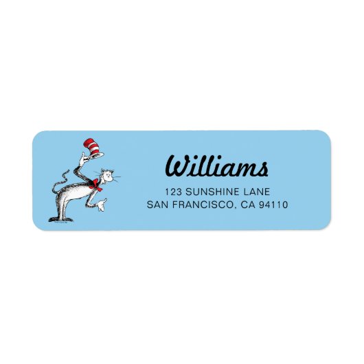 Étiquette Chat dans le Casquette prend une chèvre (Devant)