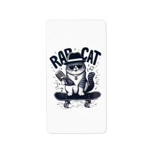 Étiquette Chat de rap Harmonie