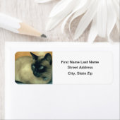 Étiquette Chat de Siamese (En situation)