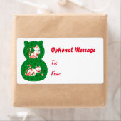 Étiquette Chat de Sucre de canne (En situation)