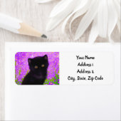 Étiquette Chat Gustav Klimt (En situation)