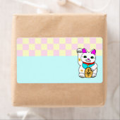 Étiquette Chat Maneki Neko Rave Mignon (En situation)