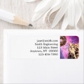 Étiquette Chat souhaitant un beigne (En situation)