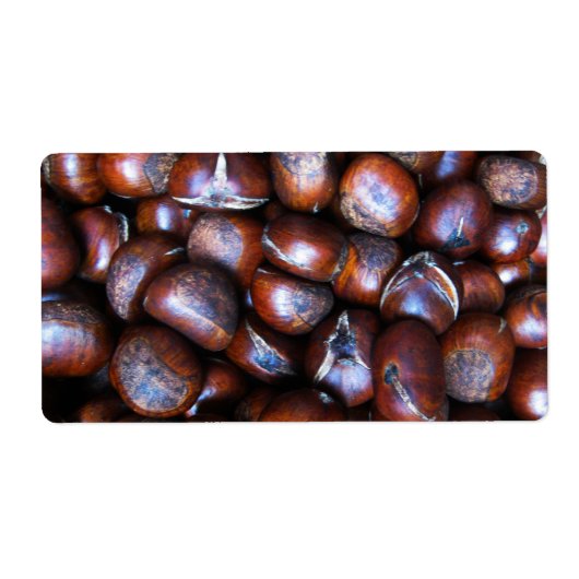 Étiquette Châtaignes (Devant)