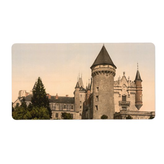 Étiquette Château de Busset, près de Vichy, France (Devant)