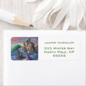 Étiquette Château de Mermaid (En situation)