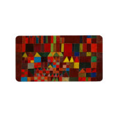 Étiquette Château de Paul Klee (Devant)