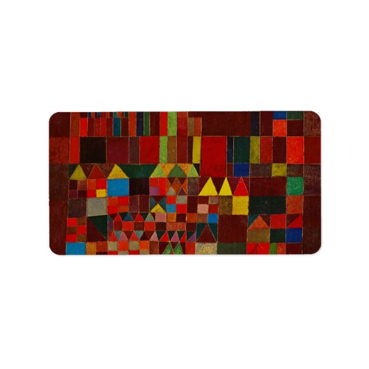 Étiquette Château de Paul Klee (Devant)