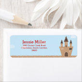 Étiquette Château de Princess (En situation)