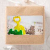 Étiquette Château de sable (En situation)