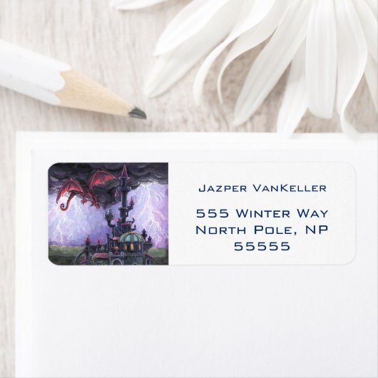 Étiquette Château du Dragon (En situation)