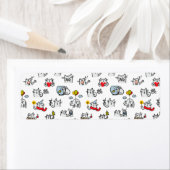 Étiquette Chats amusants, lait et magie. (En situation)