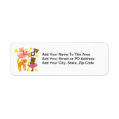 Étiquette Chats dansants (Devant)