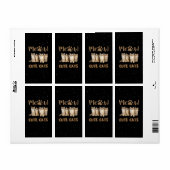 Étiquette Chats mignons (Feuille entière)