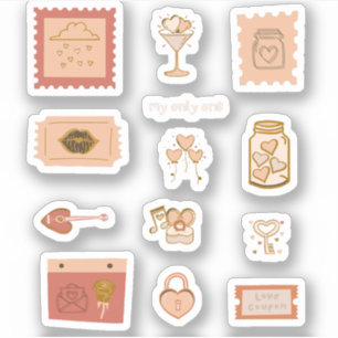 Étiquette chatte à gribouillis à gribouillis