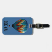 Étiquette chaude de bagage de ballon à air (Devant horizontal)