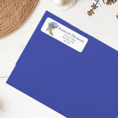 Étiquette Chaussure à talon haut en chinoiserie florale élég