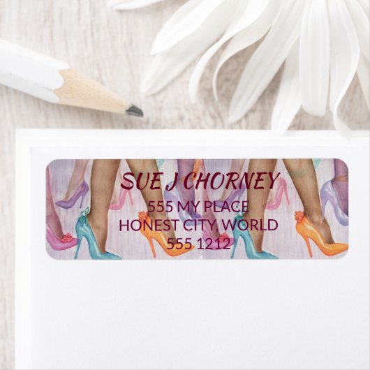 ÉTIQUETTE CHAUSSURES À HAUT NIVEAU CLASSES (En situation)