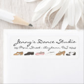 Étiquette Chaussures de danse personnalisées Professeur Stud (En situation)