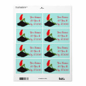 Étiquette Chauve-mère assise à Thunder_Cove (Feuille entière)