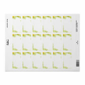 Étiquette Cheerful Stationery (Feuille entière)