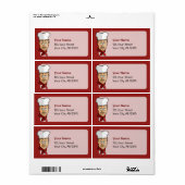 Étiquette Chef (Feuille entière)