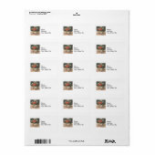 Étiquette Chef du Parti républicain du sable (Feuille entière)