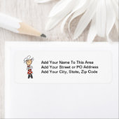 Étiquette Chef féminine (En situation)