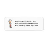 Étiquette Chef féminine (Devant)