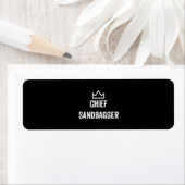 Étiquette Chef Sandbagger Golf mème Bjj Chess Sandbag (En situation)