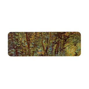 Étiquette Chemin dans les Bois par Vincent van Gogh