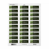 Étiquette Chemin Jesup Sentier (Feuille entière)