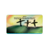 Étiquette Chemin Jésus (Devant)