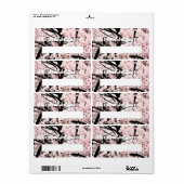 Étiquette Cherry Blossom Edité (Feuille entière)