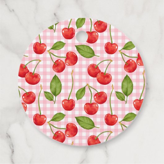 Étiquette Cherry on Top Favoriser (Dos)