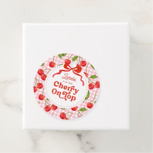 Étiquette Cherry on Top Favoriser (En situation)